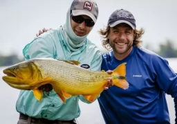 Lucas and one of his Golden Dorados