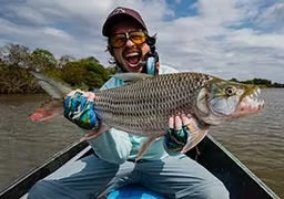 Monstrous Tiger Fish Fly Fishing in Tanzania