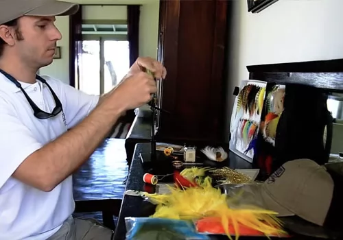 Golden Dorado Fly Tying at San Javier Lodge